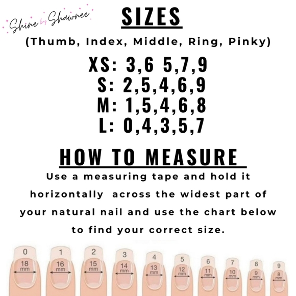 Luxury Gel Press on Nails - Handmade - Picture 5 of 7